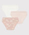 Girls' Cloud Patterned Cotton Briefs - 3-Pack variante 1