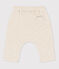 Babies' Cotton Velour Trousers MONTELIMAR CHINE beige