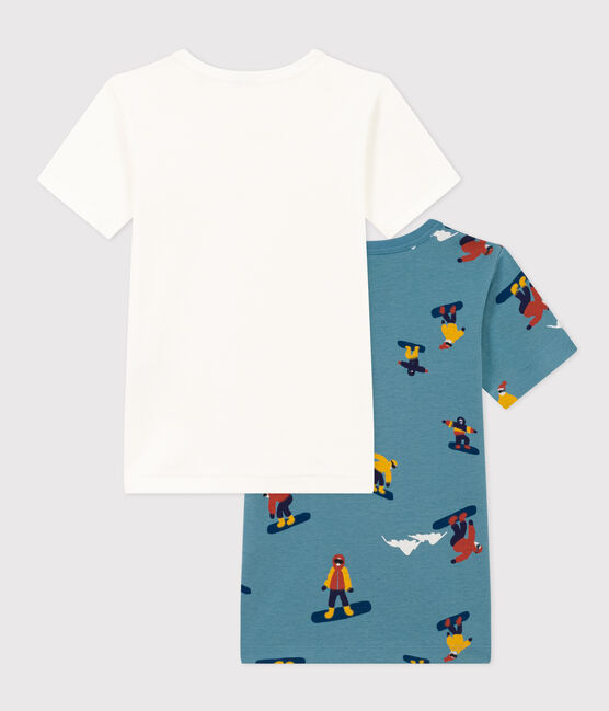 Boys' Snowboard Short-Sleeved Cotton T-shirts - 2-Pack variante 1