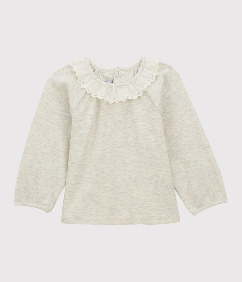Babies' Cotton Blouse MONTELIMAR CHINE beige