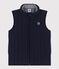 Children's unisex tube knit bodywarmer SMOKING blue