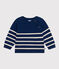 Babies' Cotton Jumper MEDIEVAL blue/AVALANCHE