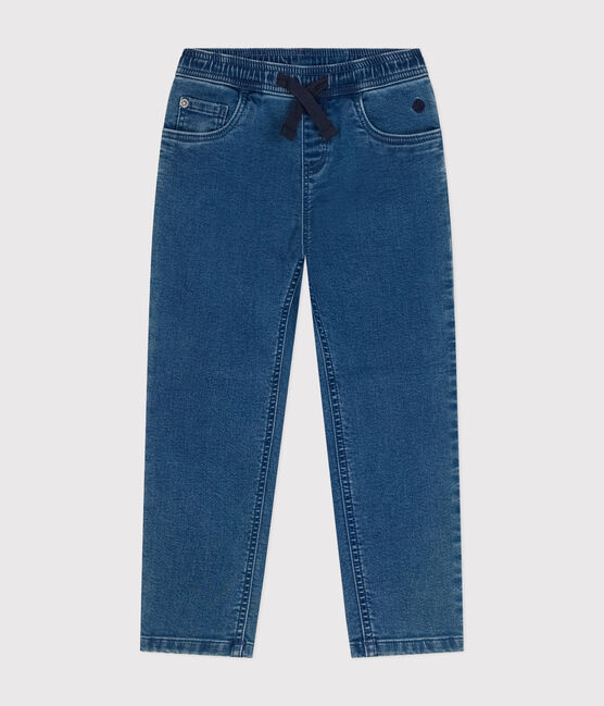 Boys' Regular Denim Trousers BLEU DELAVE blue