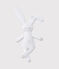 Babies' White Jersey Bunny Comforter ECUME white