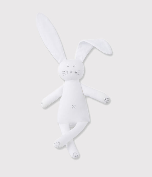 Babies' White Jersey Bunny Comforter white