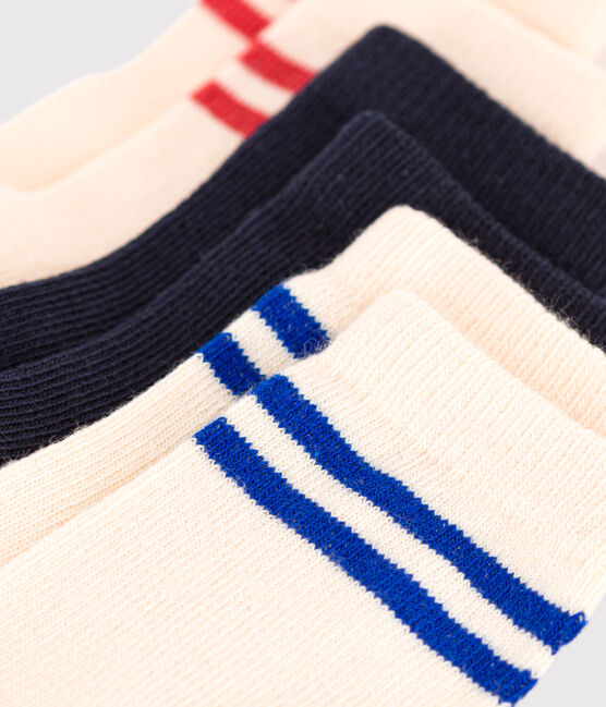 Babies' Stripy Cotton Socks - 3-Pack variante 1