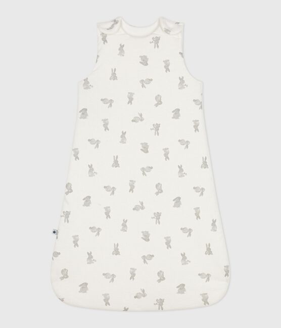 Cotton Rabbit Patterned Sleeping Bag MARSHMALLOW white/GRIS grey