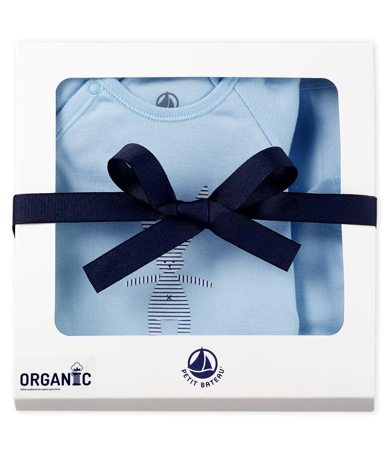 Newborn rib knit gift set multicolor