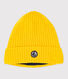 Children's knitted beanie hat lined in polar fleece