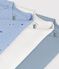 Pack of long-sleeved printed cotton wrapover bodies for babies multicolor