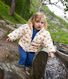 Babies' Patterned Puffer Jacket with Retractable Hood