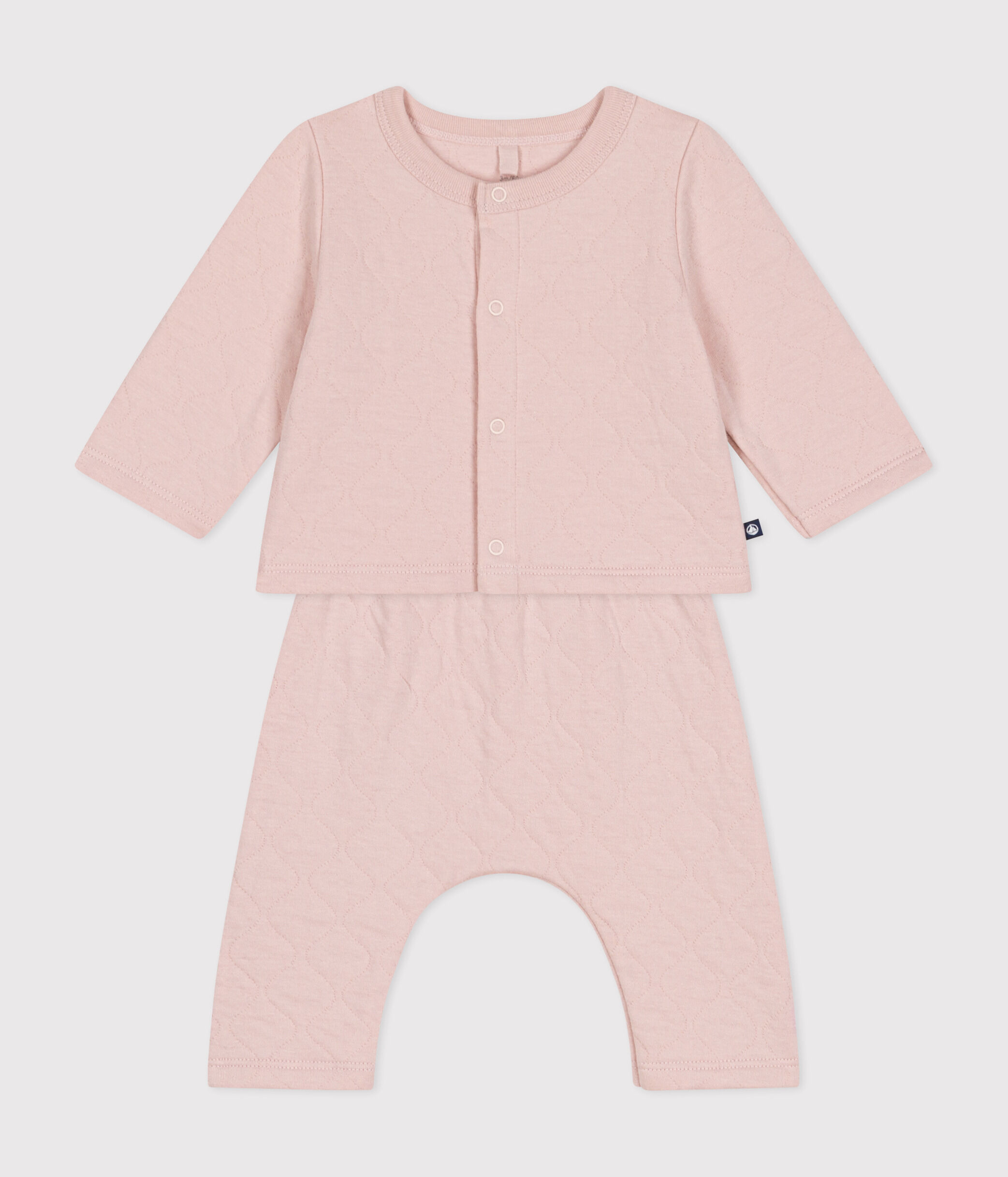 Babies' two-piece set in quilted tube knit SALINE Petit Bateau