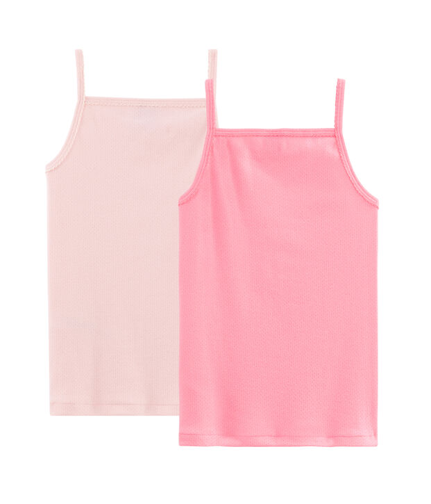 Girls' pastel strap vests - 2-Piece Set multicolor