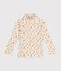Girls' cotton rollneck top