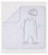 Babies' Marled Grey Organic Cotton Newborn Gift Set
