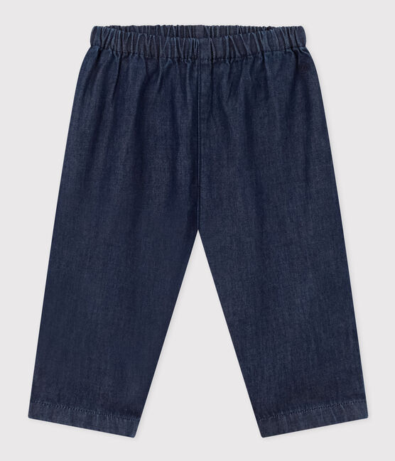 Babies' Organic Light Denim Trousers DENIM blue