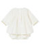Baby girl's dress and bloomers MARSHMALLOW white