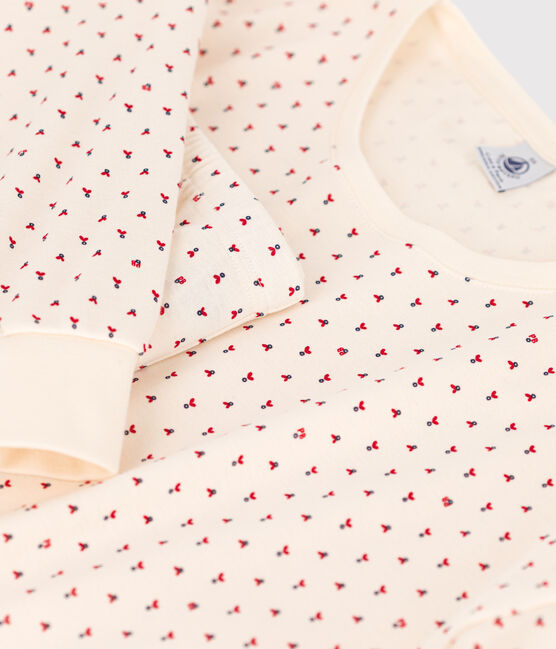 Women's Cotton Pyjamas AVALANCHE white/MULTICO