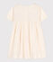 Girls' Poplin Dress AVALANCHE Ecru