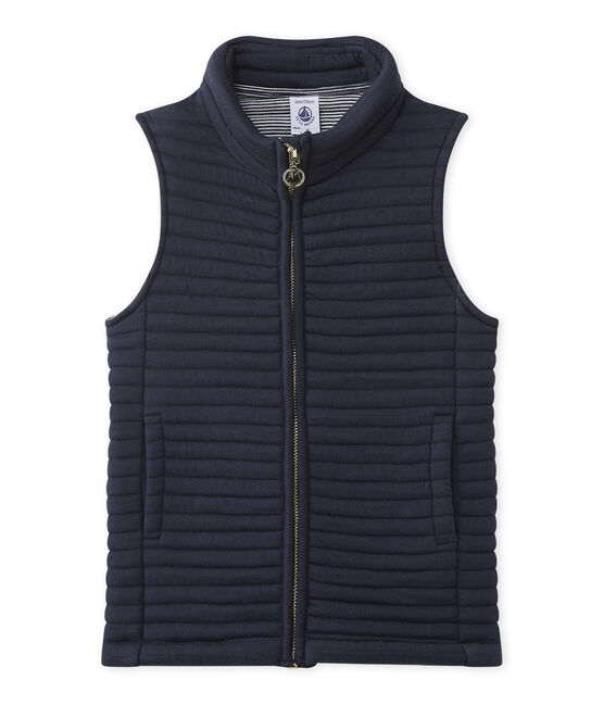 Sleeveless Jacket SMOKING blue