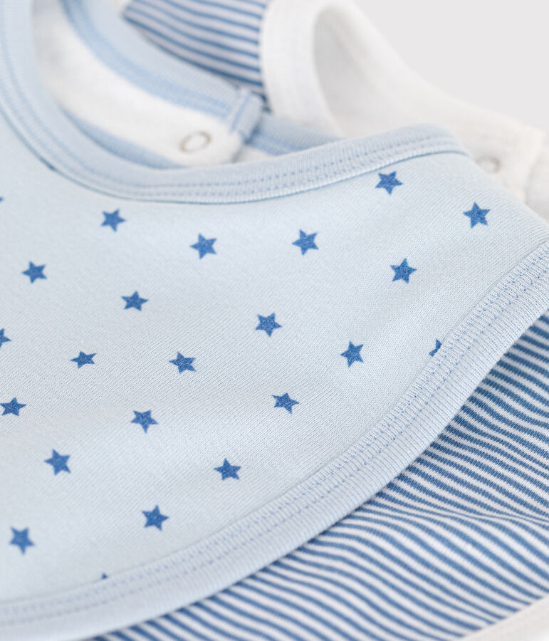 Babies' cotton bibs - 2-Pack multicolor