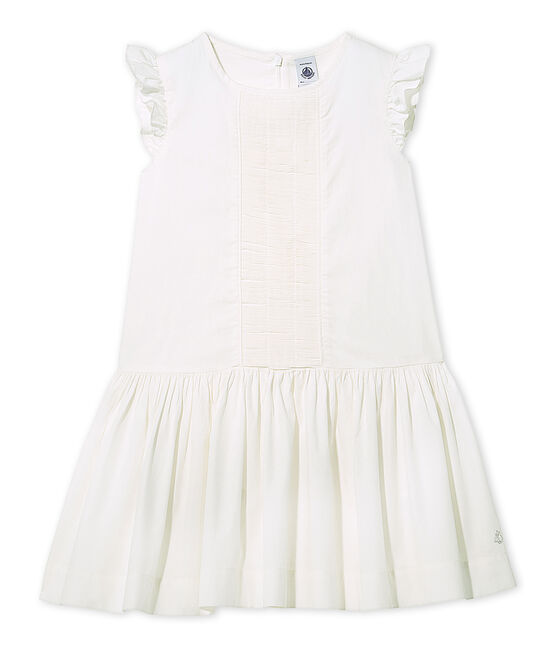 Robe de cérémonie fille Lait white