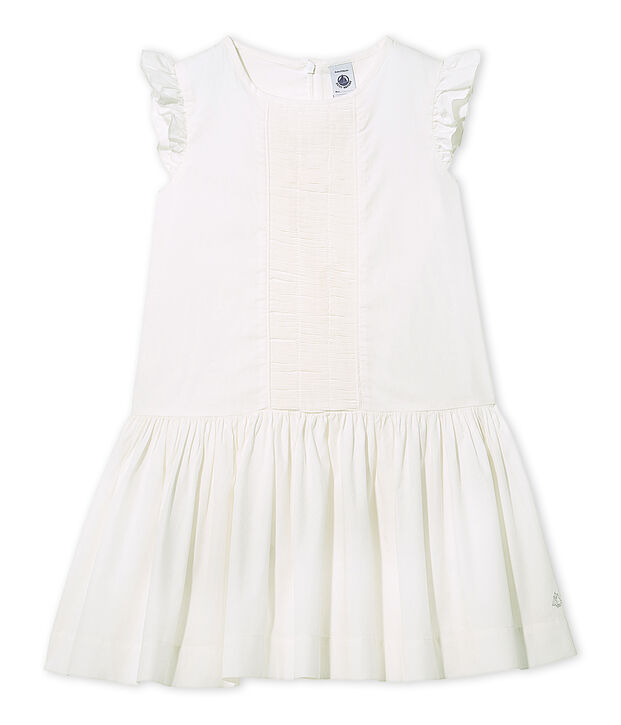 Robe de c&eacute;r&eacute;monie fille Lait white