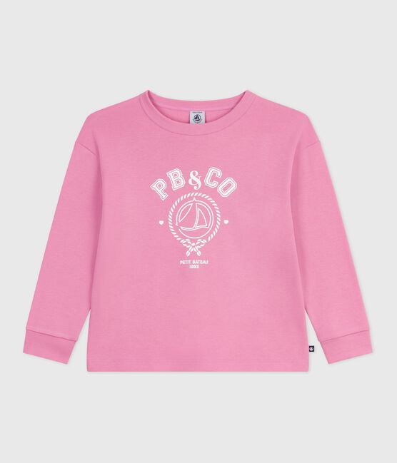Children's long-sleeved printed cotton T-shirt BOUDOIR