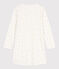 Girls' Floral Print Cotton Nightdress MARSHMALLOW white/MULTICO white