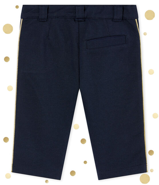 Baby boy's soft trousers SMOKING blue