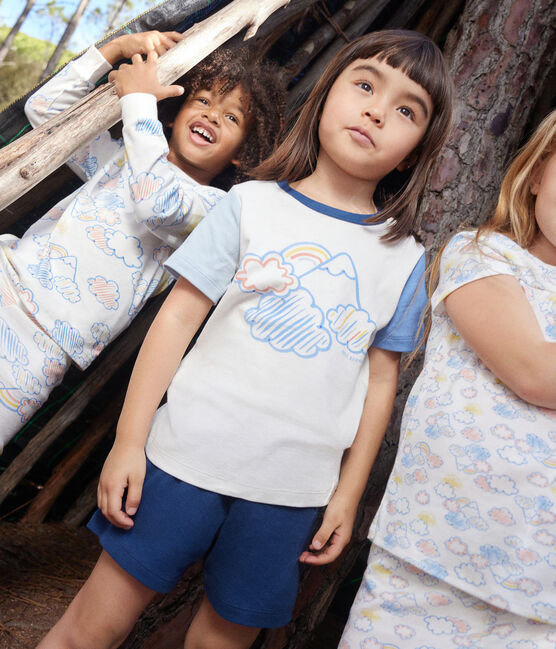Children's Plain Short Cotton Pyjamas INCOGNITO /MULTICO