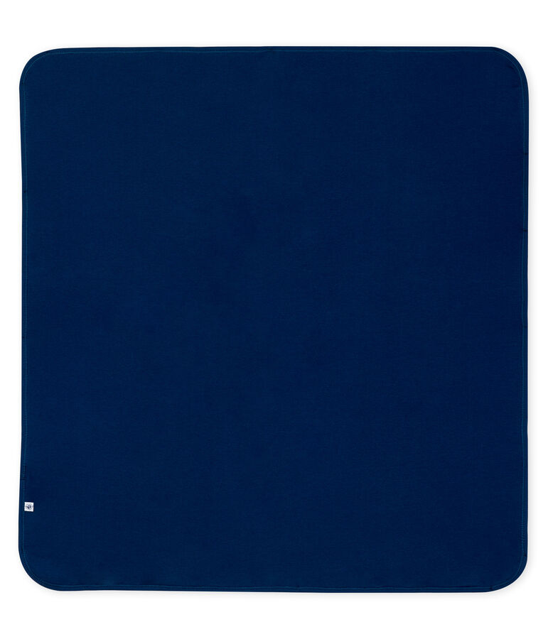 Blanket with anti-electromagnetic wave protection blue/white