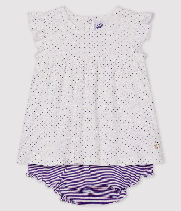 Baby Girls' Clothing - 2-Piece Set purple/white