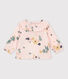 Babies' Long-Sleeved Patterned Cotton Gauze Blouse