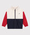 Children's windbreaker with a retractable hood AVALANCHE white/MULTICO