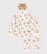 Children's cotton glow in the dark panther print pyjamas