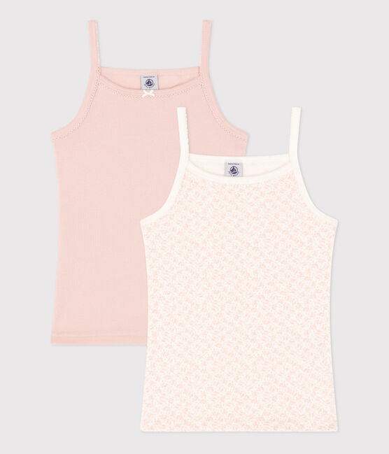 Children's Floral Cotton Vests - 2-Pack variante 1