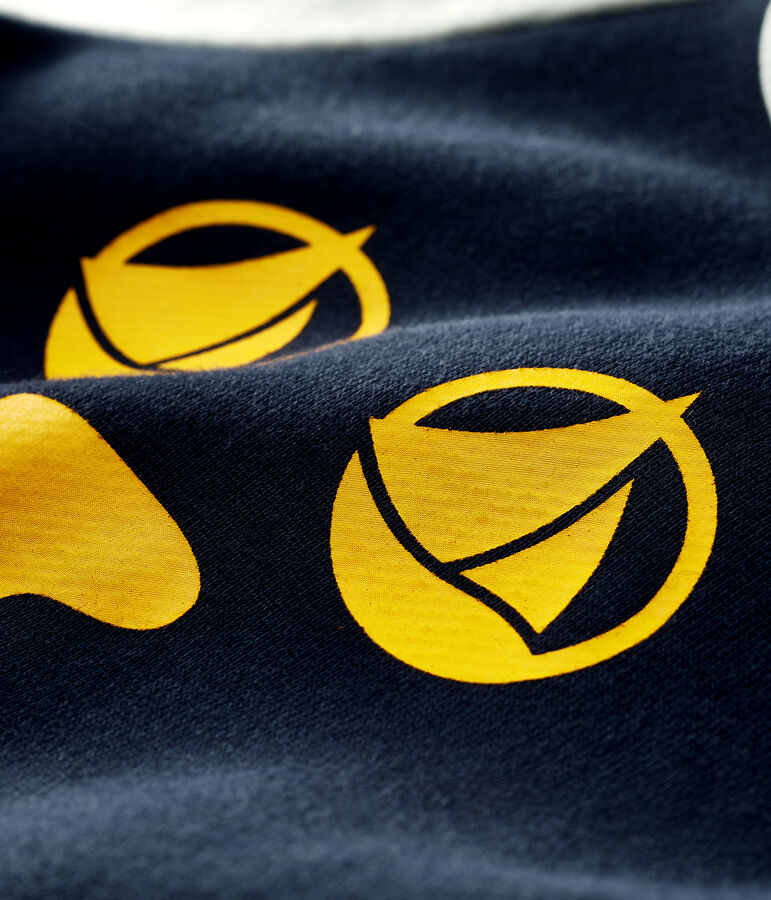 Baby boy's long playsuit SMOKING blue/BELUGA grey