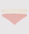 Pack of 2 baby bandana/bibs variante 2