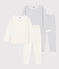 Boys' Pinstriped Cotton Pyjamas - 2-Pack variante 1