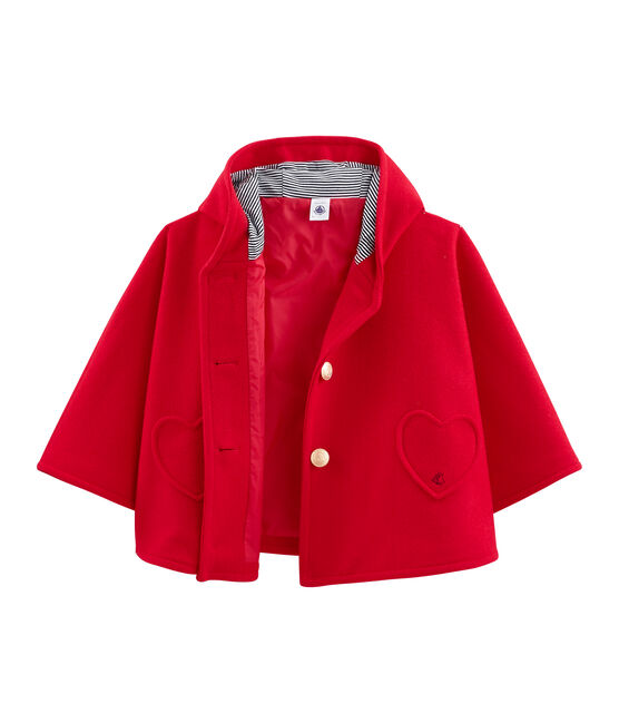 Girls' Cape TERKUIT red
