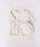 Bonnet b&eacute;b&eacute; en tricot ajour&eacute;e white