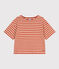 Women's Breton Cotton Top VINTAGE beige/HARISSA red