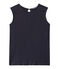 Women's linen sleeveless top SMOKING blue