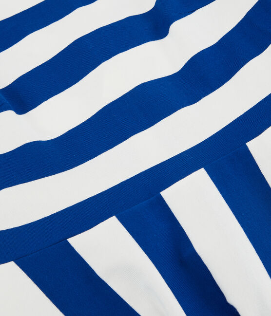 Women's Striped Dress SURF blue/MARSHMALLOW white
