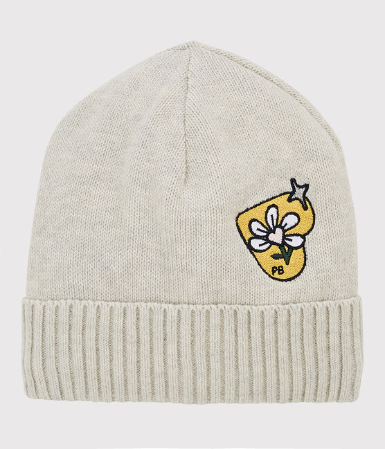 Girls' Woolly Hat MONTELIMAR CHINE beige