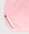 Baby girls' cotton Petit Bateau cap CHARME pink