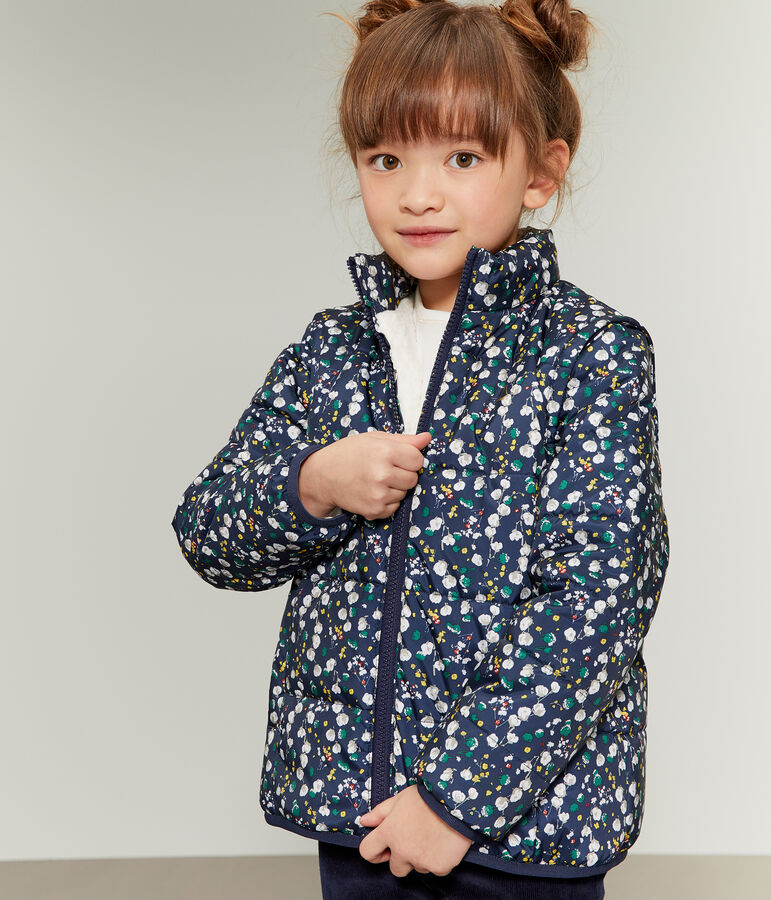 Girls' 3-in-1 Down Coat blue/multicolor