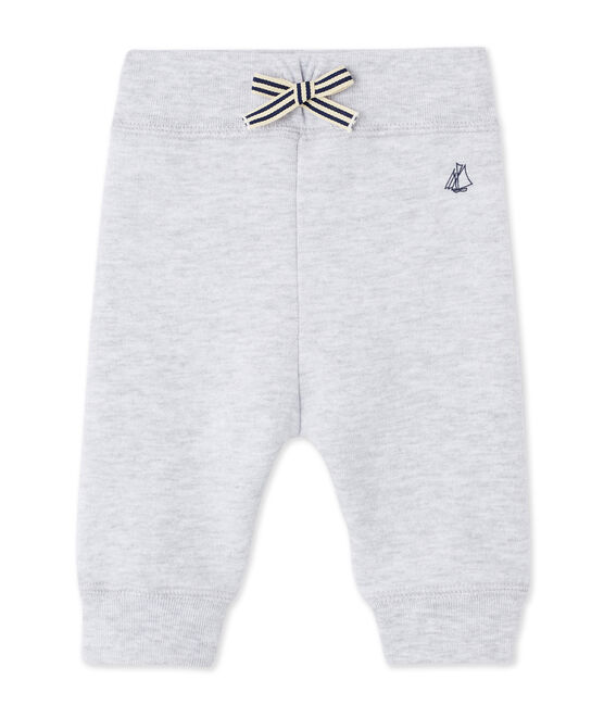 Baby boys' jogging trousers POUSSIERE CHINE grey
