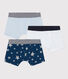 Boys' Star Cotton Boxer Shorts - 3-Pack